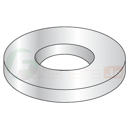 Newport Fasteners Flat Washer, For Screw Size #4 , Steel Zinc Plated Finish, 10000 PK 421931